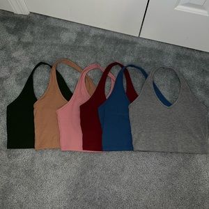 Bundle of 6 halter tops